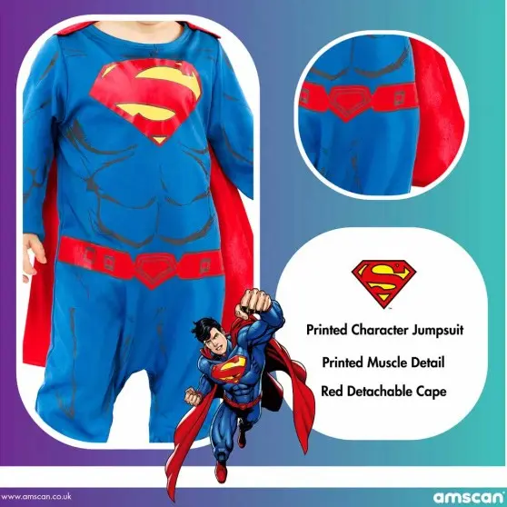 Superman jelmez 2-3 év termékfotó
