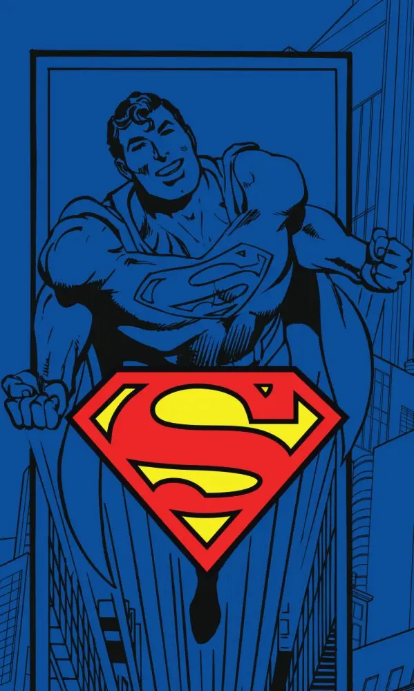 Superman Kéztörlő arctörlő, törölköző 30*50cm termékfotó