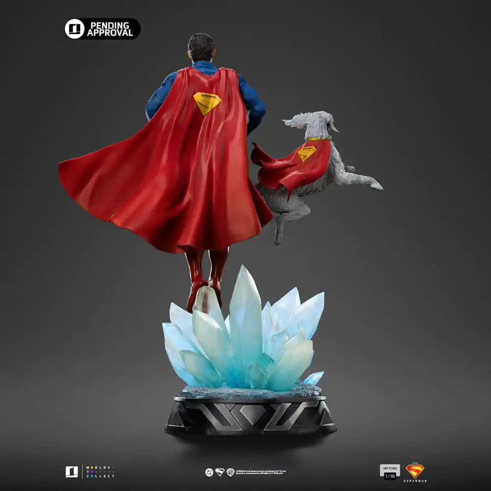 Superman Legacy Art Scale 1/10 Superman & Krypto szobor figura 32 cm termékfotó