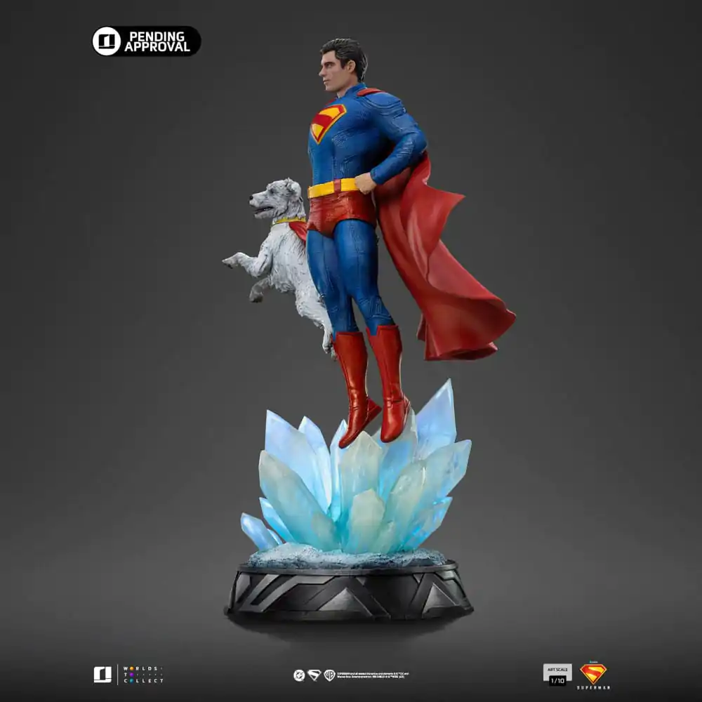 Superman Legacy Art Scale 1/10 Superman & Krypto szobor figura 32 cm termékfotó