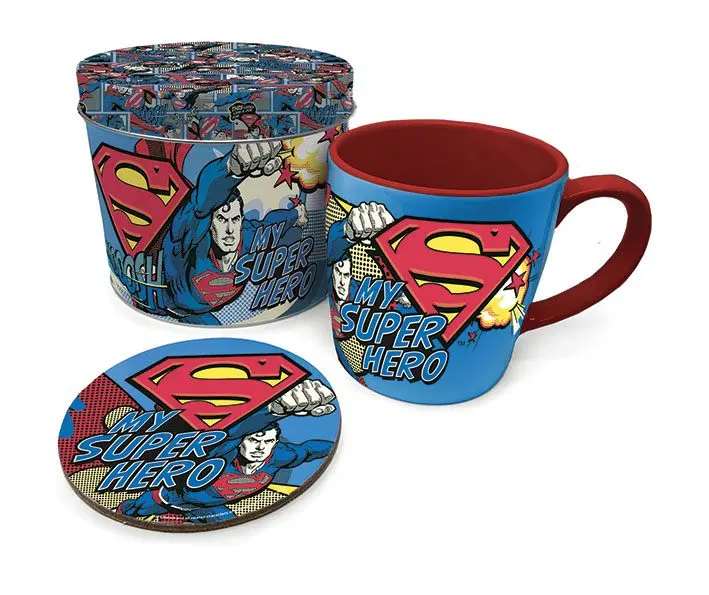 Superman My Super Hero bögre poháralátéttel termékfotó