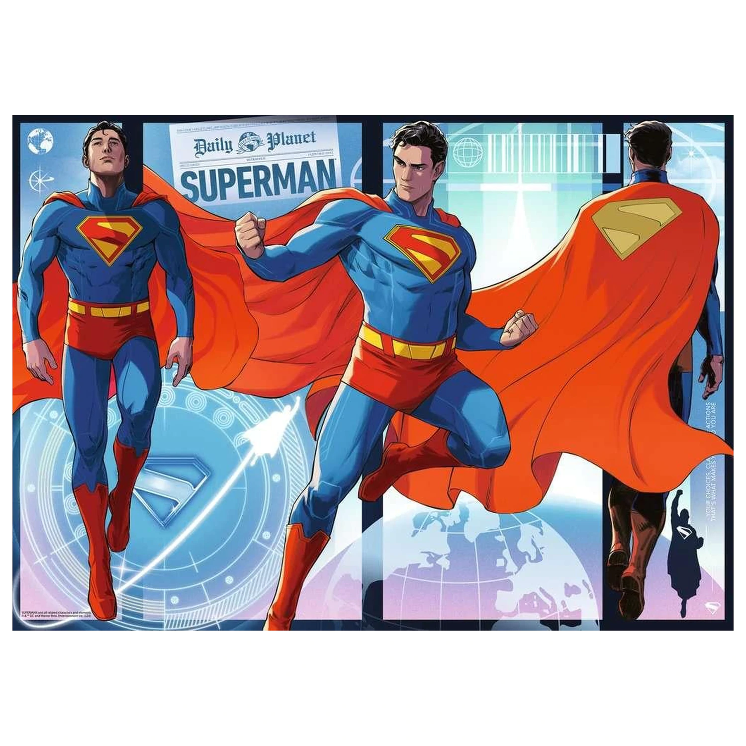 Superman puzzle (1000 darabos) termékfotó