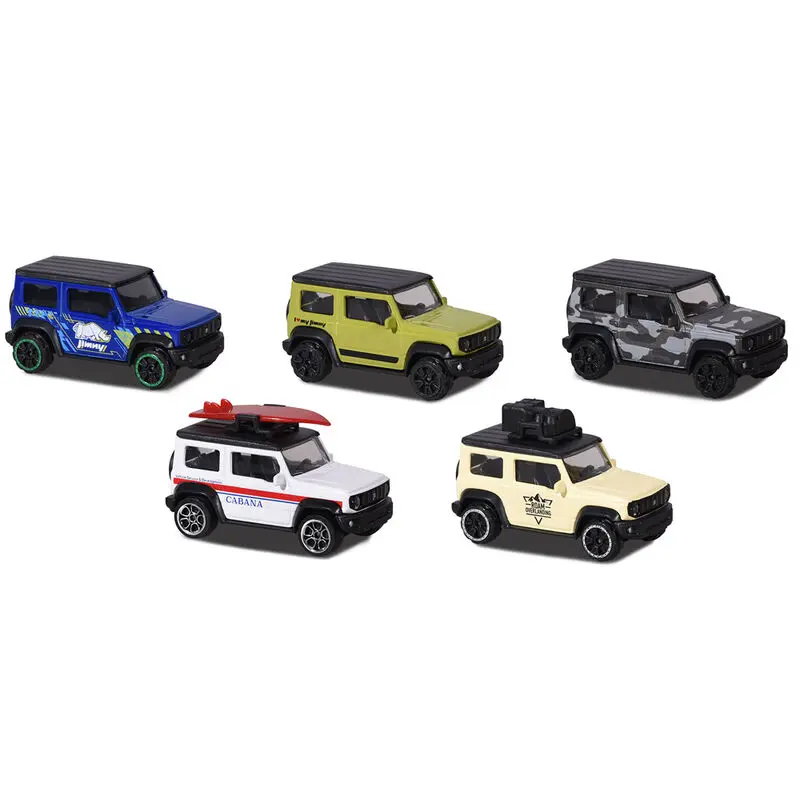 Set 5 Suzuki Jimy metal cars 7,5cm termékfotó