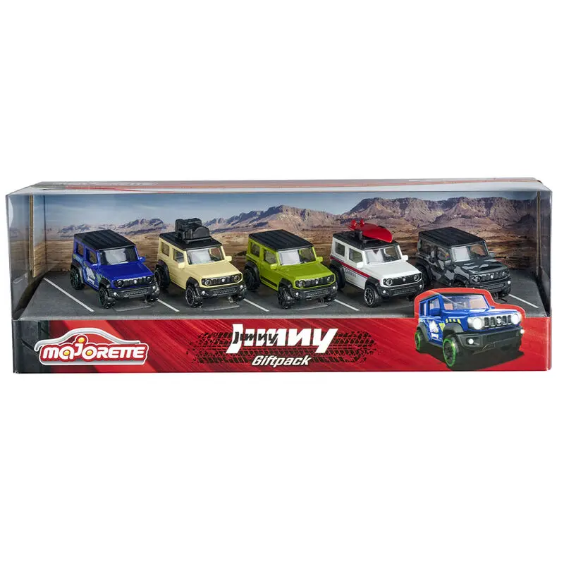 Set 5 Suzuki Jimy metal cars 7,5cm termékfotó