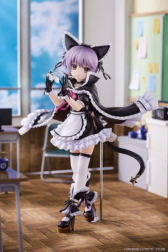 Suzumiya Haruhi no Yuutsu 1/7 Yuki Nagato PVC szobor figura 22 cm termékfotó