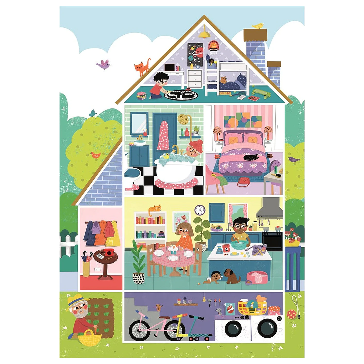 Sweet Home 104 db-os maxi puzzle  termékfotó