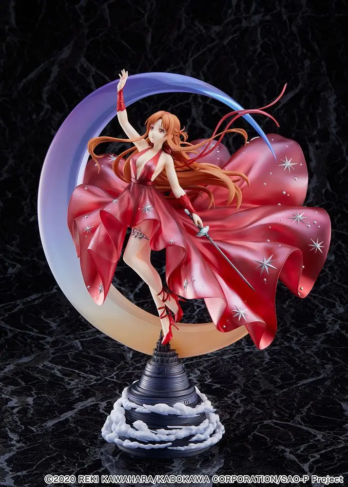 Sword Art Online 1/7 Asuna Crystal Dress Ver. PVC szobor figura 38 cm termékfotó