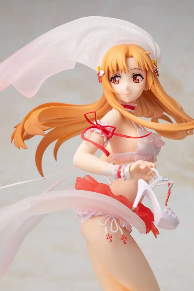 Sword Art Online 1/7 Asuna Summer Wedding Ver. PVC szobor figura 26 cm termékfotó