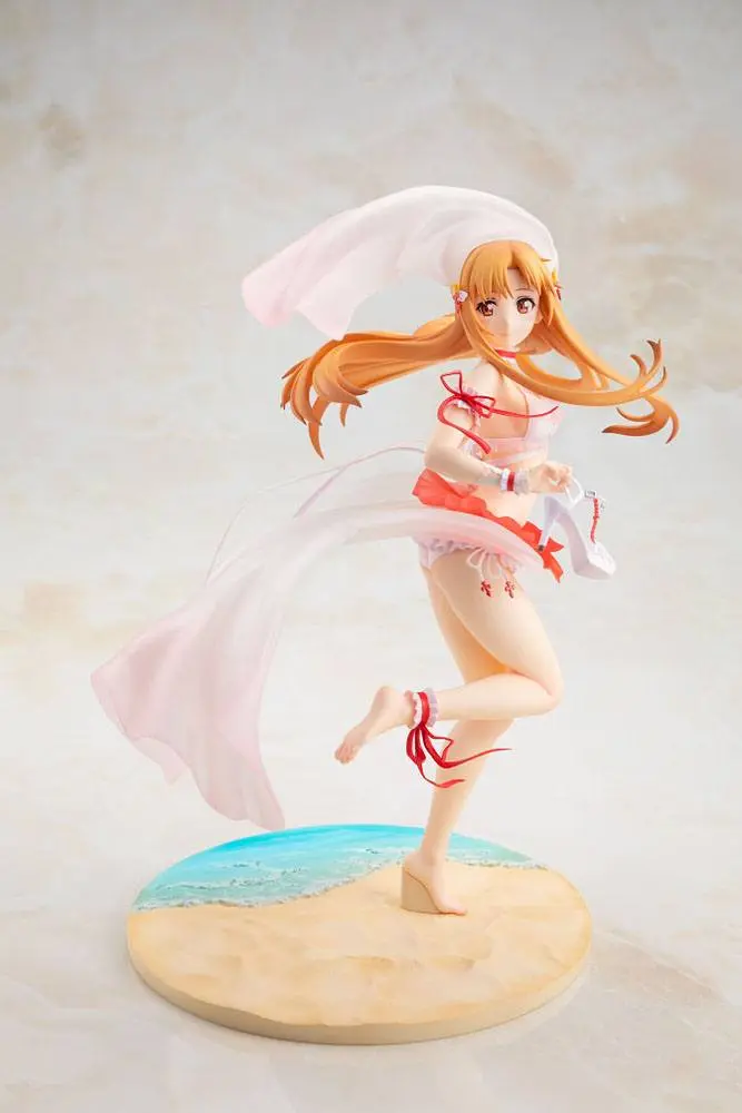 Sword Art Online 1/7 Asuna Summer Wedding Ver. PVC szobor figura 26 cm termékfotó