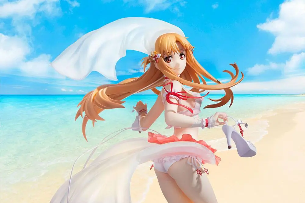 Sword Art Online 1/7 Asuna Summer Wedding Ver. PVC szobor figura 26 cm termékfotó