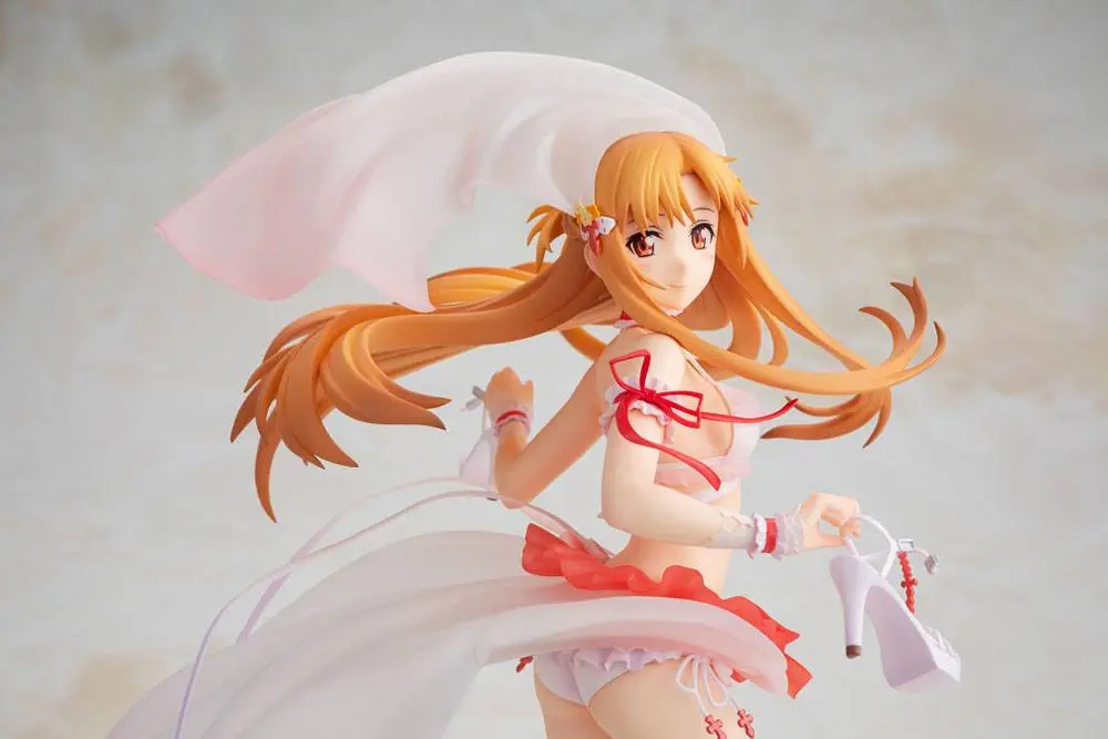 Sword Art Online 1/7 Asuna Summer Wedding Ver. PVC szobor figura 26 cm termékfotó