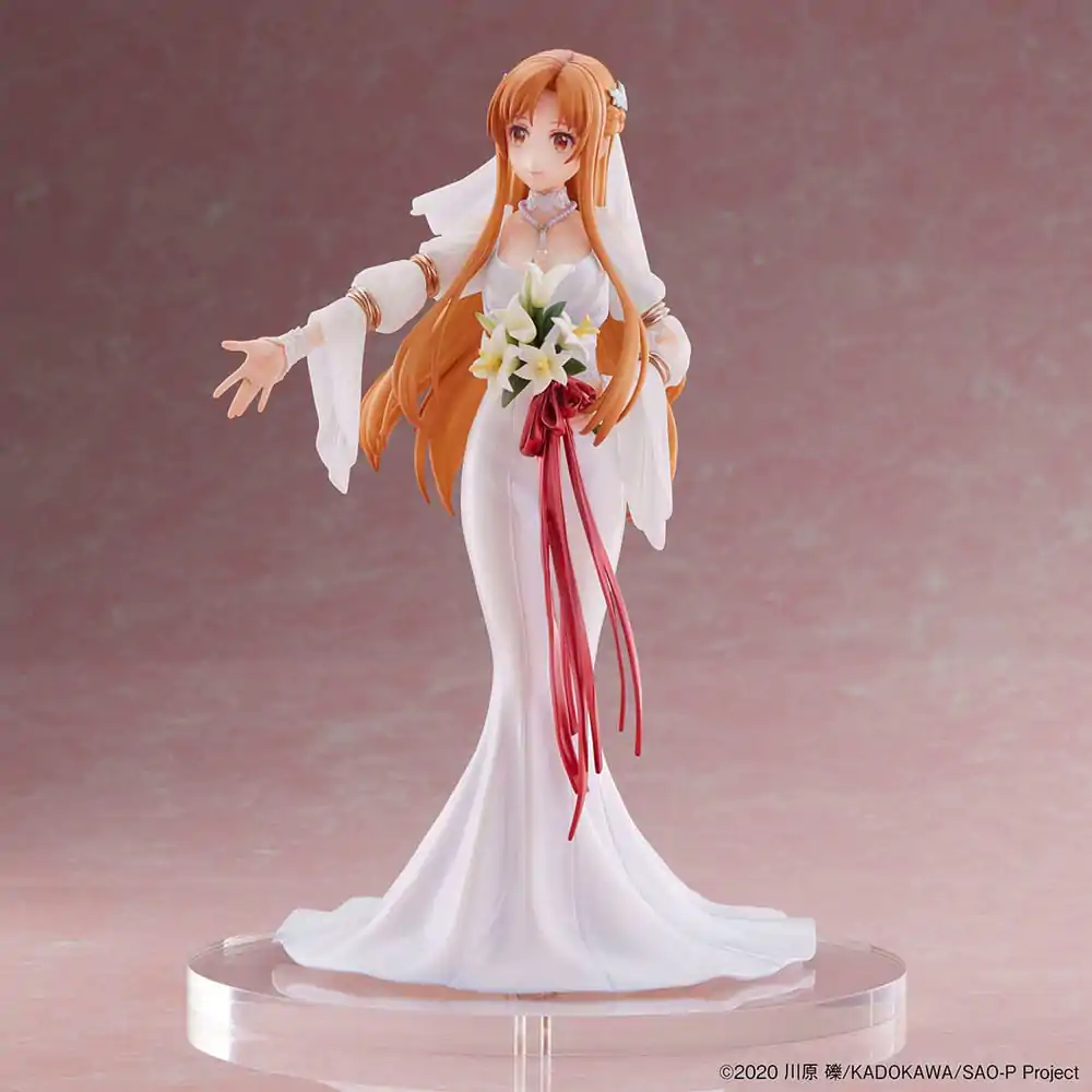 Sword Art Online 1/7 Asuna Wedding Ver. PVC szobor figura 25 cm termékfotó