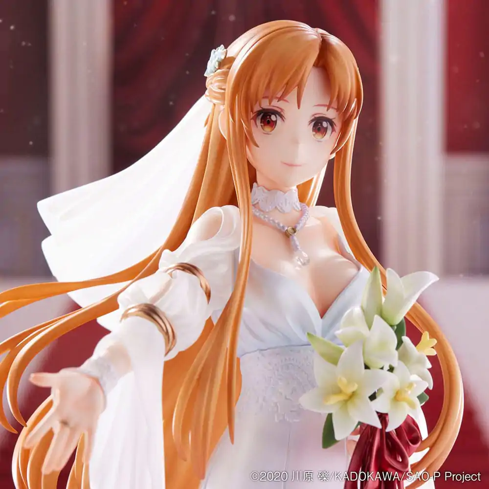 Sword Art Online 1/7 Asuna Wedding Ver. PVC szobor figura 25 cm termékfotó