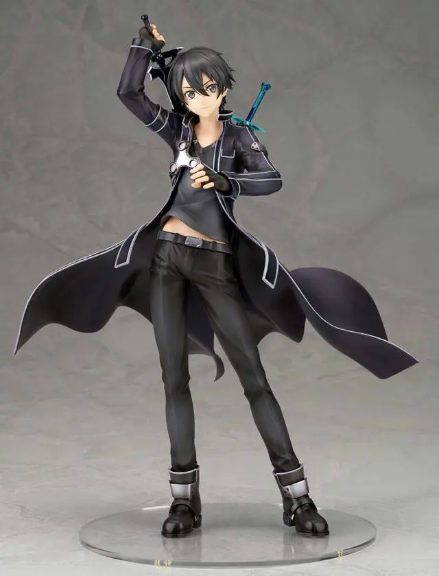 Sword Art Online 1/7 Kirito PVC szobor figura 26 cm termékfotó