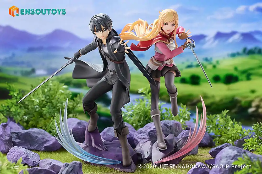 Sword Art Online Statue 1/7 Progressive Scherzo of Deep Night Kirito & Asuna Set termékfotó