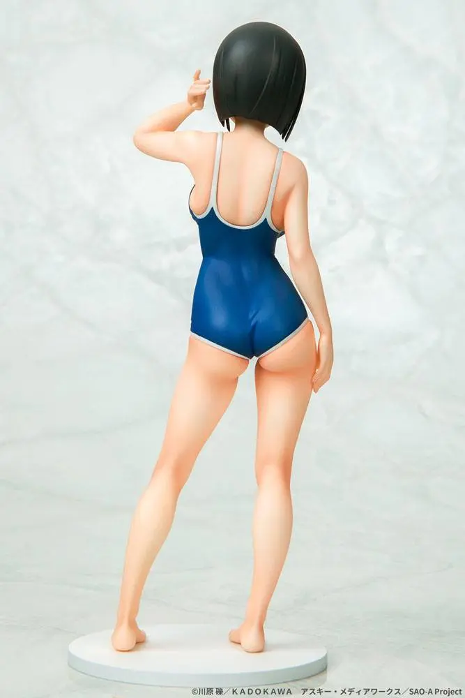 Sword Art Online 1/7 Suguha Kirigaya Leafa Navy Blue Swimsuit Ver. PVC szobor figura 23 cm termékfotó