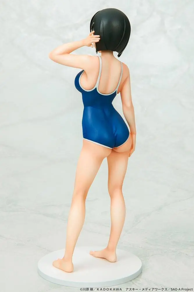 Sword Art Online 1/7 Suguha Kirigaya Leafa Navy Blue Swimsuit Ver. PVC szobor figura 23 cm termékfotó