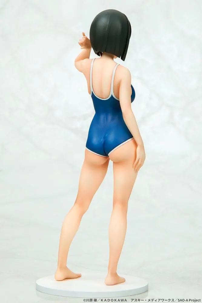 Sword Art Online 1/7 Suguha Kirigaya Leafa Navy Blue Swimsuit Ver. PVC szobor figura 23 cm termékfotó