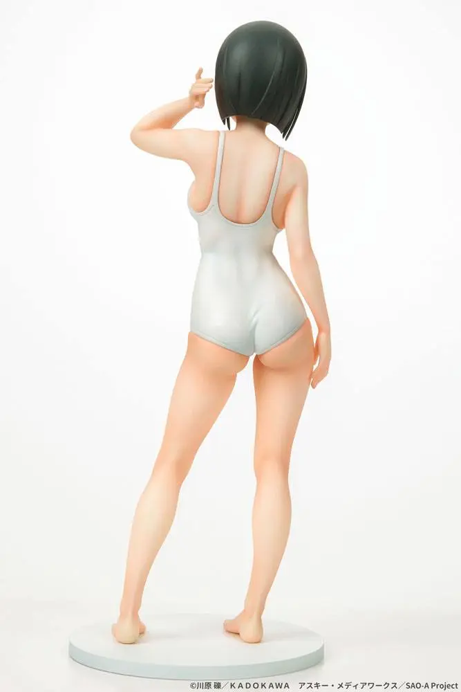 Sword Art Online 1/7 Suguha Kirigaya Leafa White Swimsuit Ver. PVC szobor figura 23 cm termékfotó