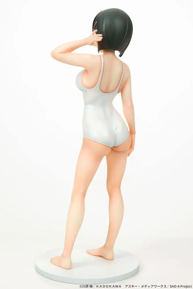 Sword Art Online 1/7 Suguha Kirigaya Leafa White Swimsuit Ver. PVC szobor figura 23 cm termékfotó