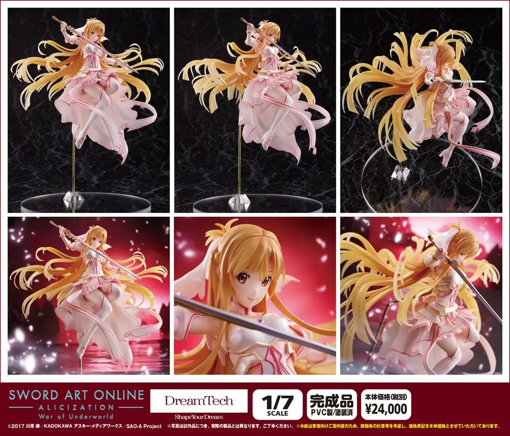 Sword Art Online: Alicization 1/7 Asuna Stacia, The Goddess of Creation PVC szobor figura 35 cm termékfotó