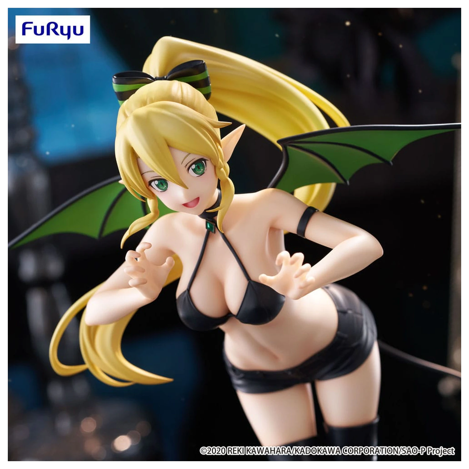 Sword Art Online BiCute Dark Leafa PVC szobor figura 23 cm termékfotó