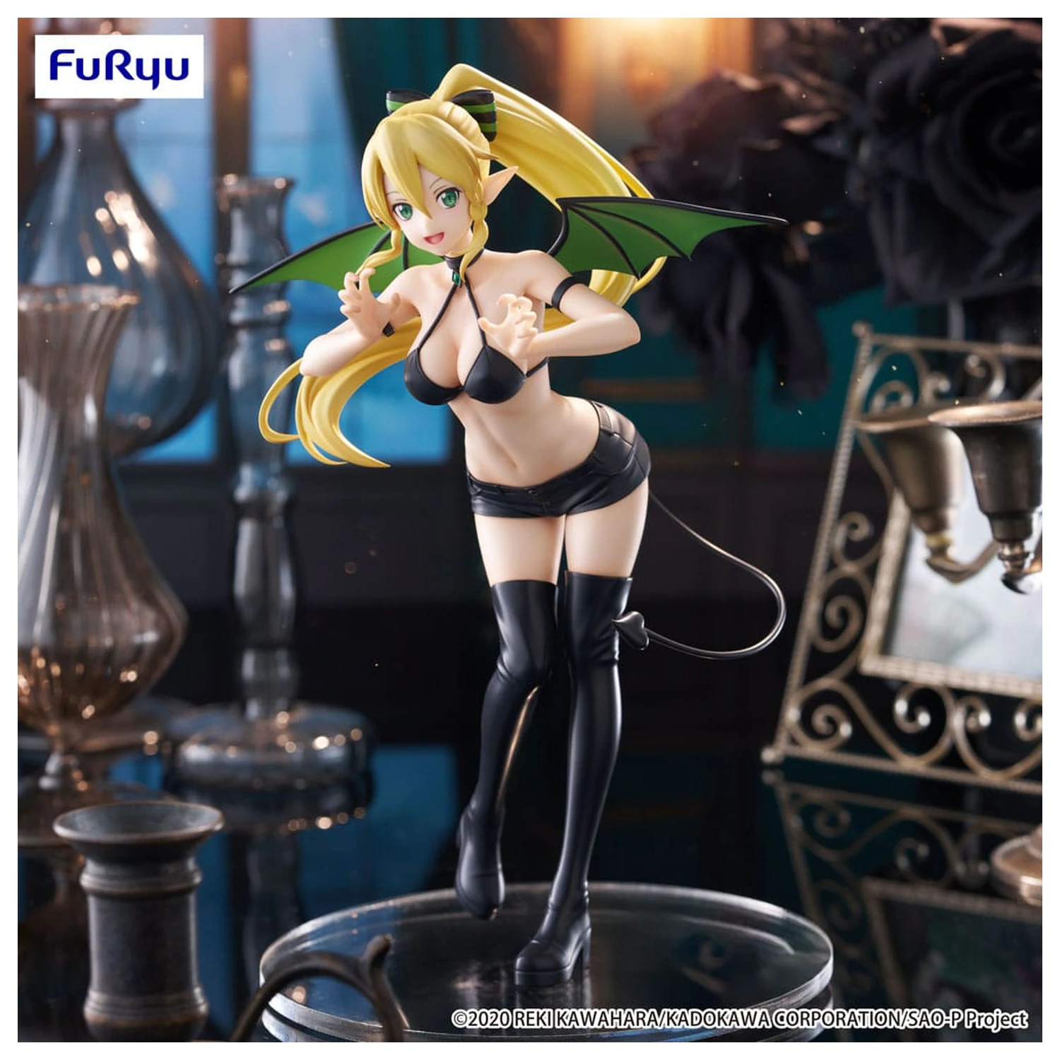 Sword Art Online BiCute Dark Leafa PVC szobor figura 23 cm termékfotó