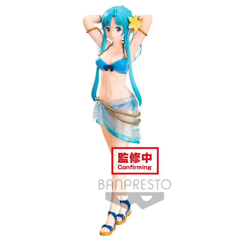 Sword Art Online Jewelry Materials Swimsuit Asuna figura 22cm termékfotó