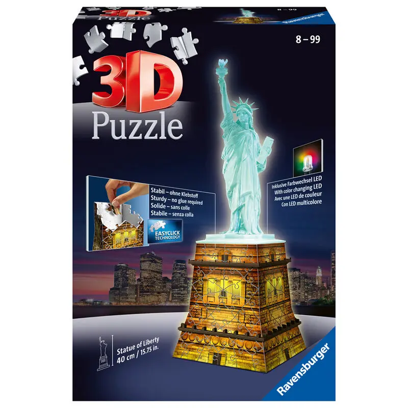 Szabadság Szobor 3D puzzle 108db-os termékfotó