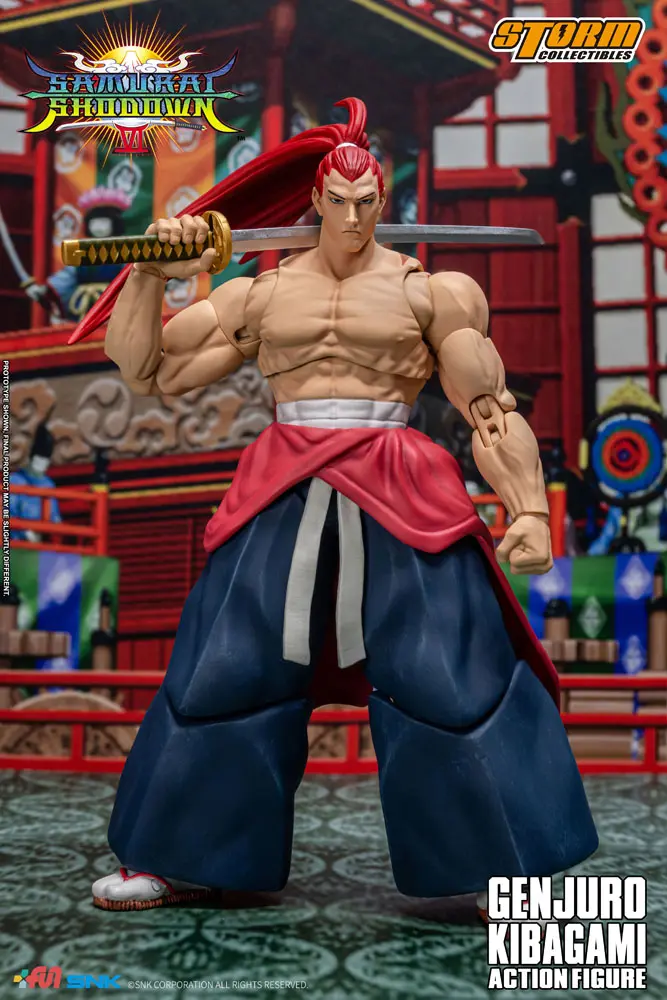 Samurai Shodown VI Genjuro Kibagami akciófigura termékfotó