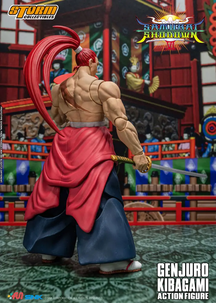 Samurai Shodown VI Genjuro Kibagami akciófigura termékfotó