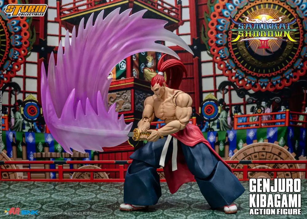 Samurai Shodown VI Genjuro Kibagami akciófigura termékfotó