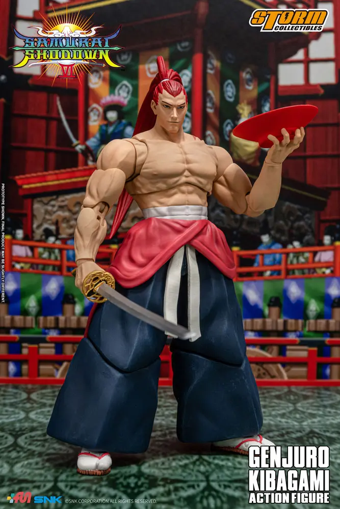 Samurai Shodown VI Genjuro Kibagami akciófigura termékfotó