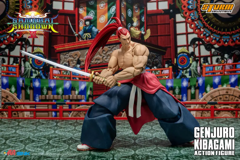Samurai Shodown VI Genjuro Kibagami akciófigura termékfotó