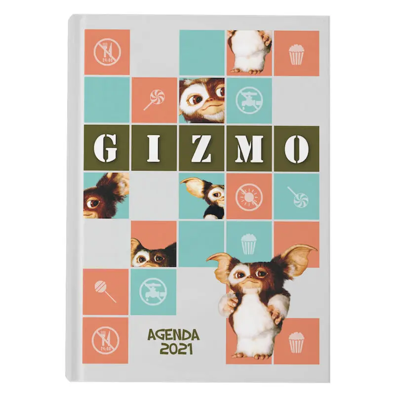 Szörnyecskék Gizmo 2021 napló termékfotó