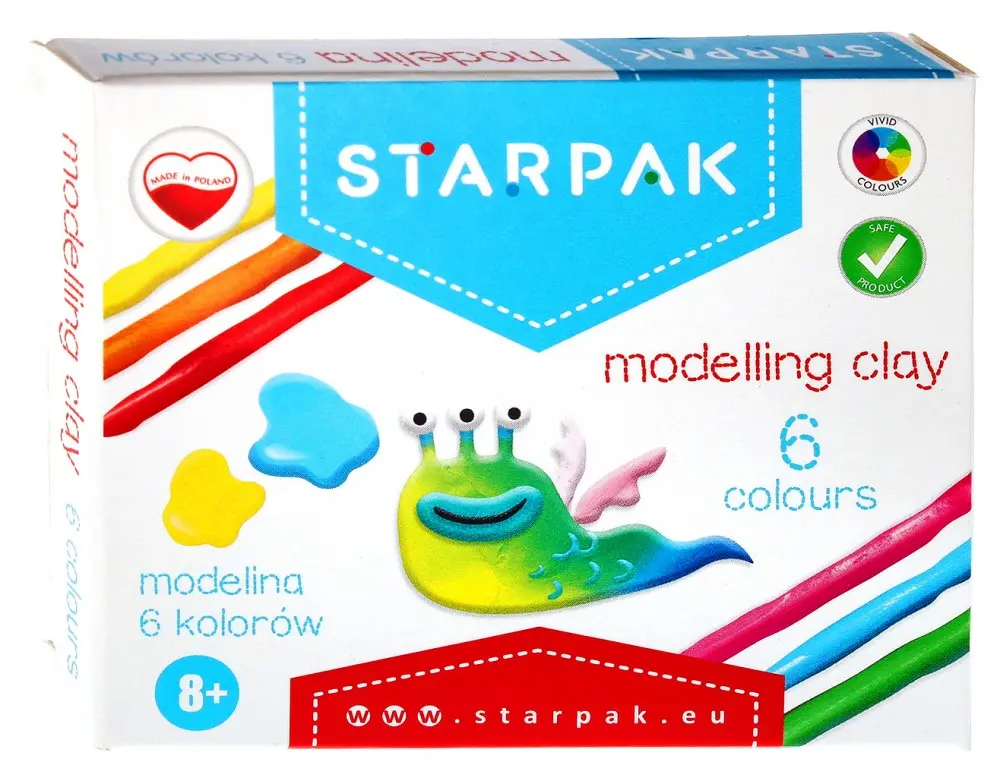 Szörnyecskék modellező gyurma 6 db-os termékfotó