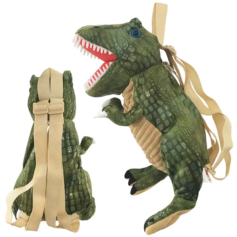 T-Rex Green plüss táska hátizsák 45cm termékfotó