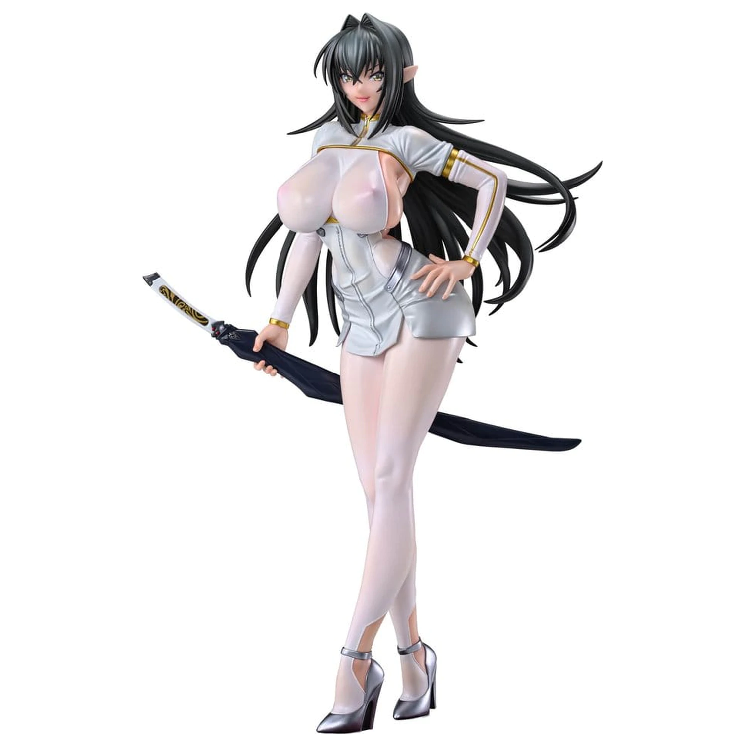 Taimanin RPG PVC figura 1/6 Annerose Vajra White see-through Ver. 31 cm termékfotó