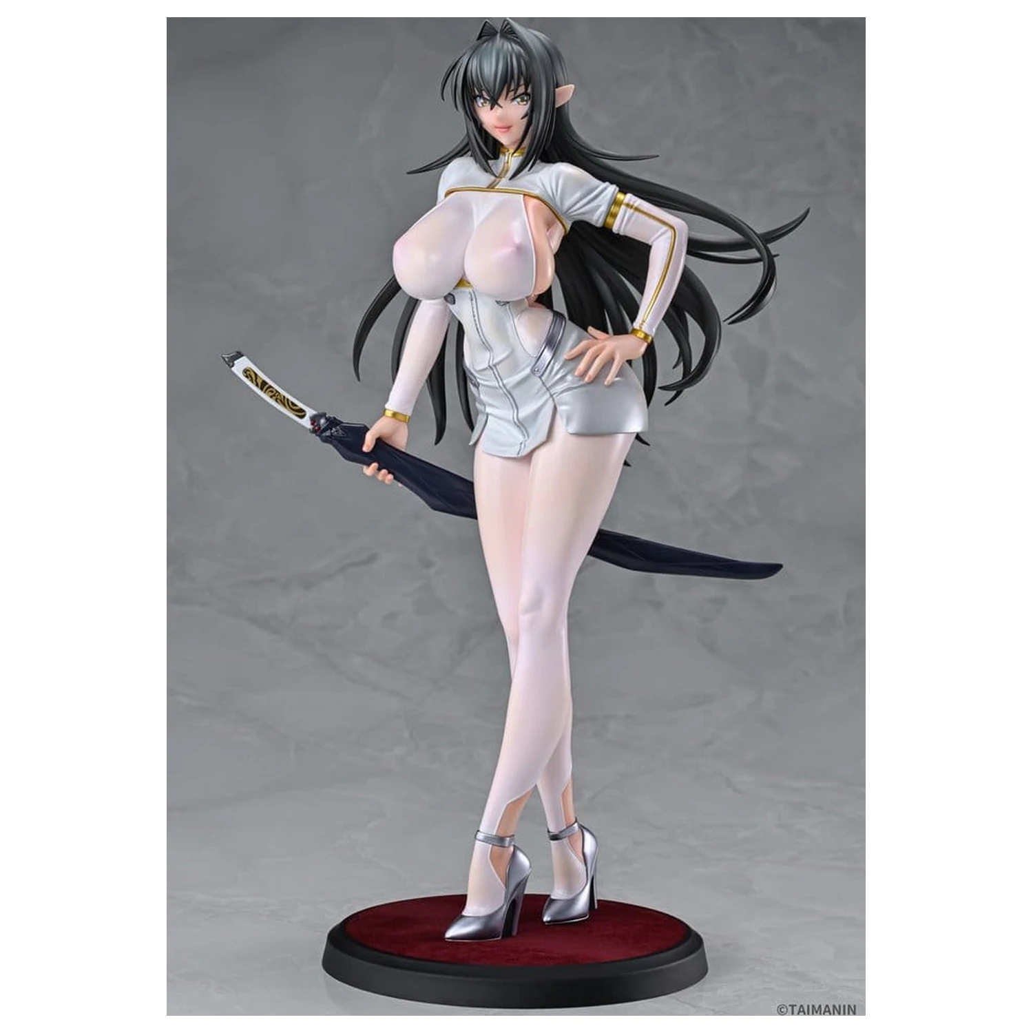 Taimanin RPG PVC figura 1/6 Annerose Vajra White see-through Ver. 31 cm termékfotó