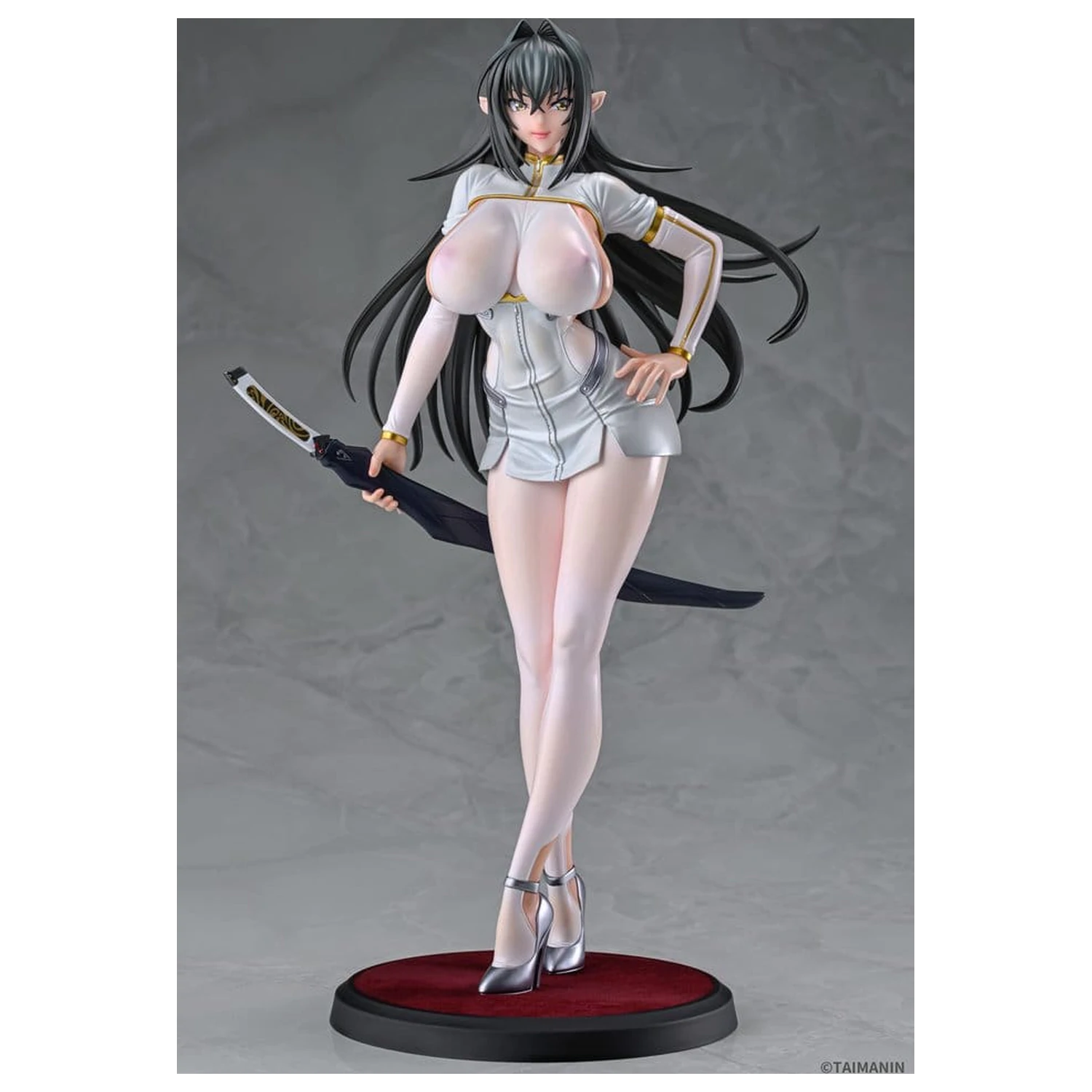 Taimanin RPG PVC figura 1/6 Annerose Vajra White see-through Ver. 31 cm termékfotó