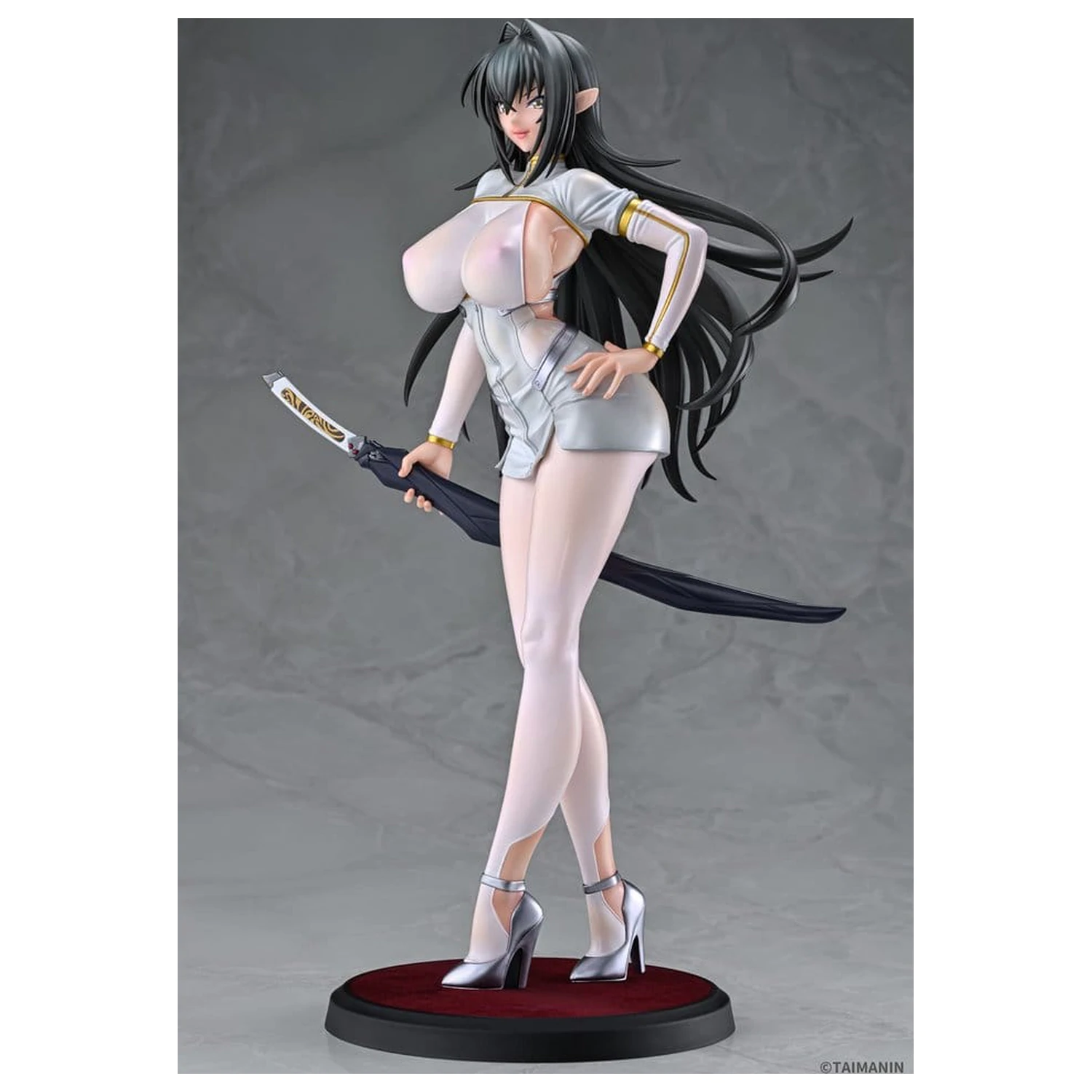 Taimanin RPG PVC figura 1/6 Annerose Vajra White see-through Ver. 31 cm termékfotó