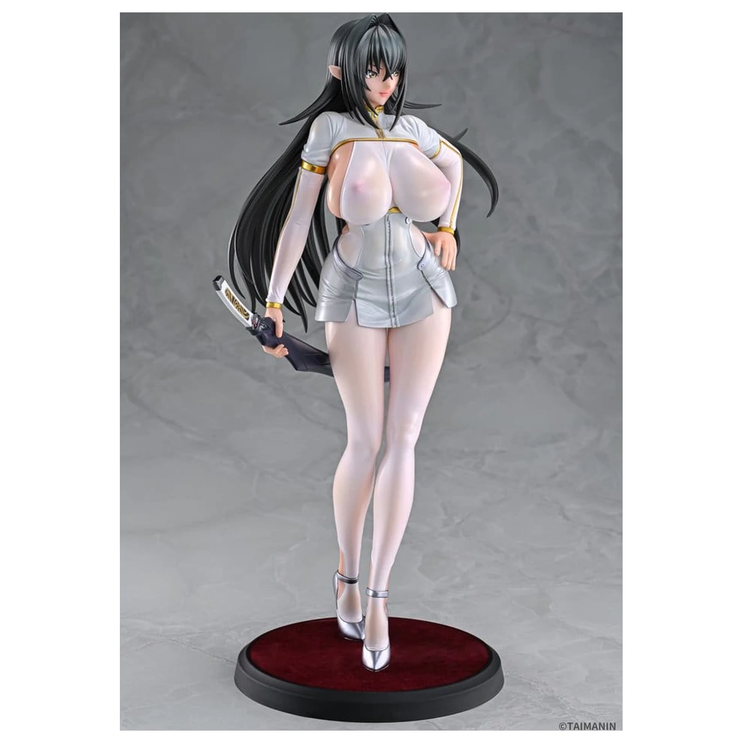 Taimanin RPG PVC figura 1/6 Annerose Vajra White see-through Ver. 31 cm termékfotó