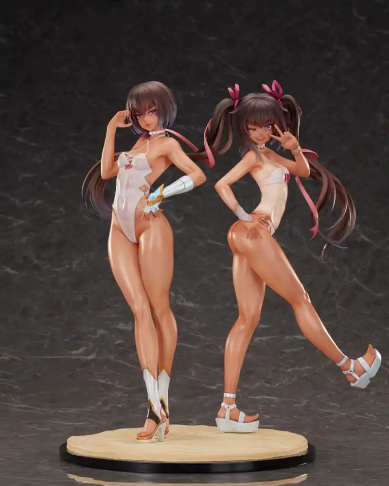 Taimanin RPG1/6 Adult Yukikaze and Young Yukikaze Swimsuits Ver. 2db-os PVC szobor figura csomag 28 cm termékfotó