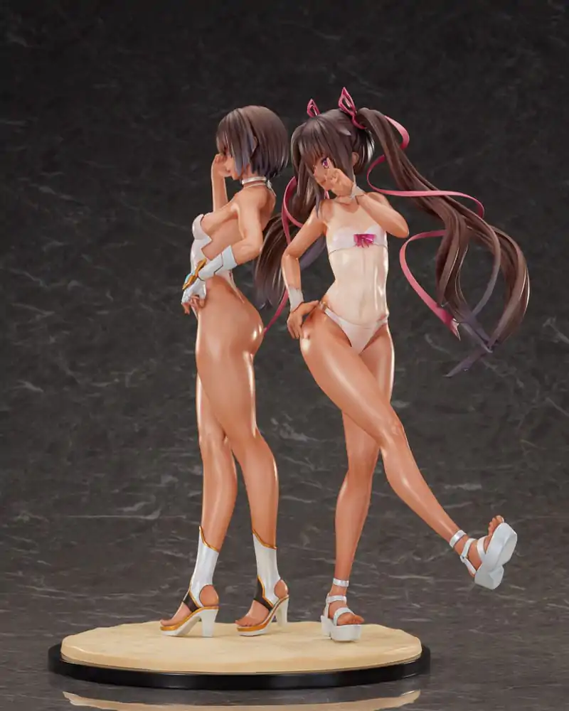 Taimanin RPG1/6 Adult Yukikaze and Young Yukikaze Swimsuits Ver. 2db-os PVC szobor figura csomag 28 cm termékfotó