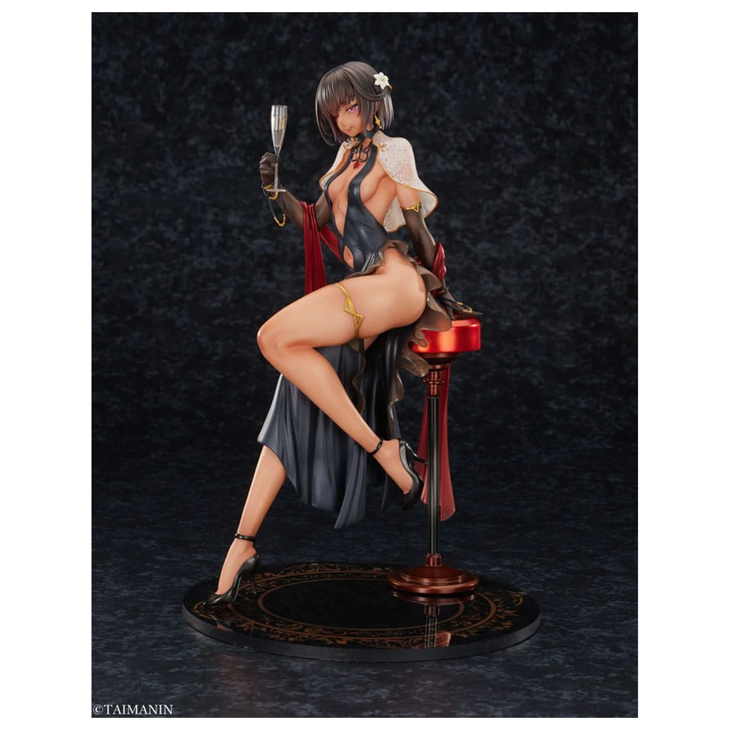 Taimanin RPGX 1/6 Adult Yukikaze Night Party Dress Ver. szobor figura 26 cm termékfotó
