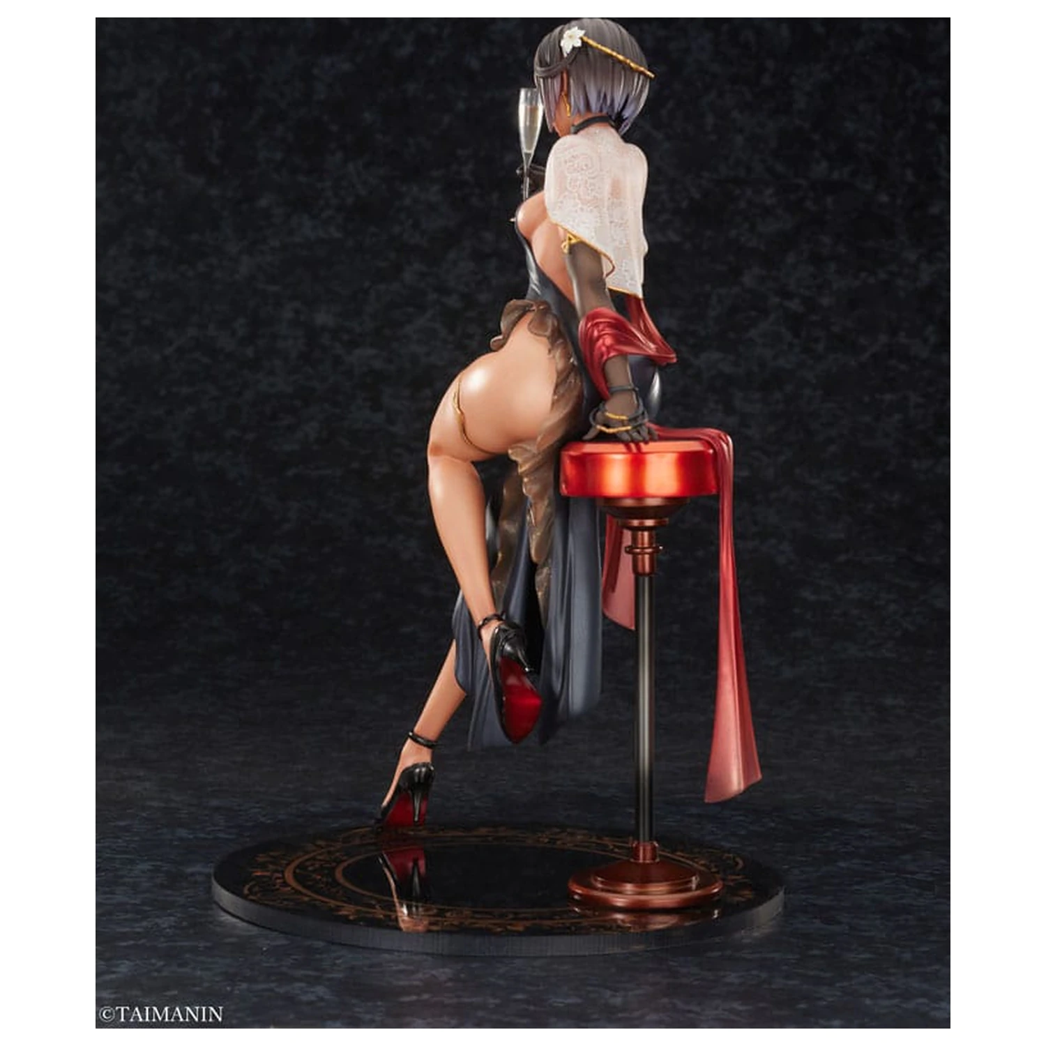Taimanin RPGX 1/6 Adult Yukikaze Night Party Dress Ver. szobor figura 26 cm termékfotó