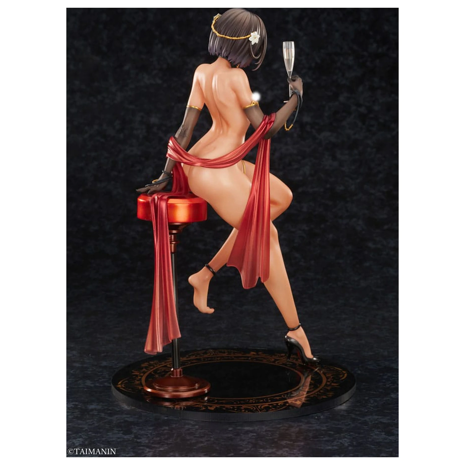 Taimanin RPGX 1/6 Adult Yukikaze Night Party Dress Ver. szobor figura 26 cm termékfotó