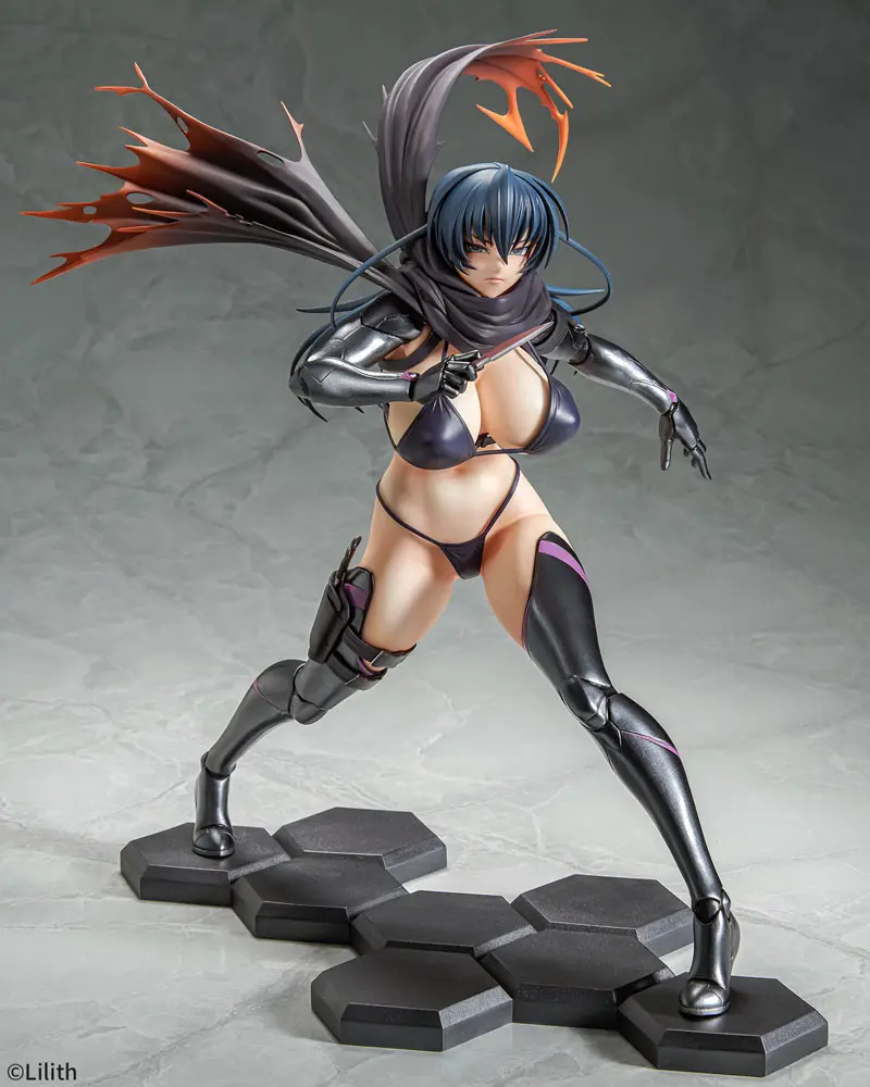 Taimanin RPGX 1/6 Clone Asagi PVC szobor figura 27 cm termékfotó