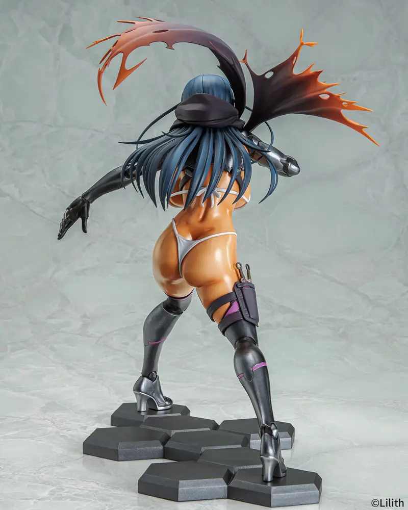 Taimanin RPGX 1/6 Clone Asagi Suntan Ver. PVC szobor figura 27 cm termékfotó