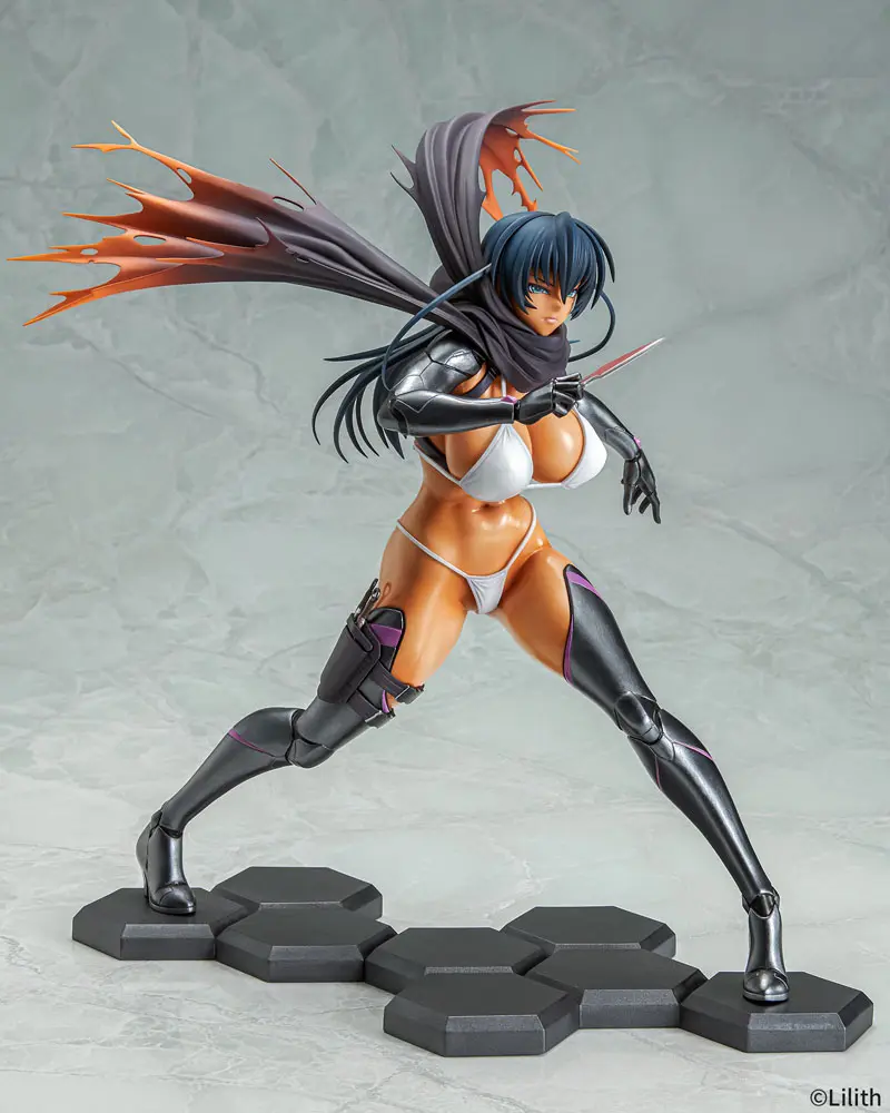 Taimanin RPGX 1/6 Clone Asagi Suntan Ver. PVC szobor figura 27 cm termékfotó